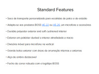 <b>BOSS Bolsa Transporte Almofadada para BOSS VE-22, VE-20, VE-8, AD-10</b> <b>BOSS Bolsa Transporte Almofadada para BOSS VE-22, VE-20, VE-8, AD-10</b>